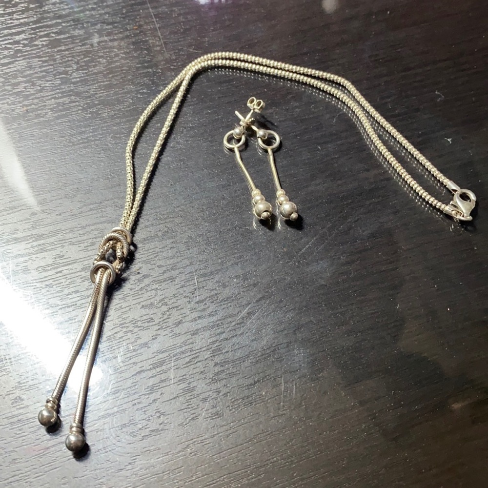 Antique silver set